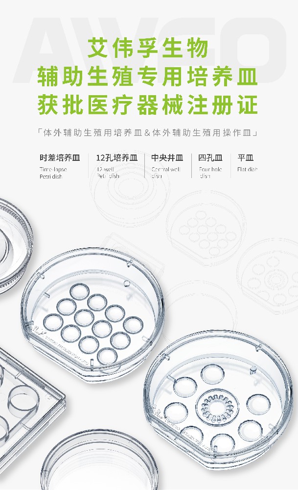 喜報(bào) | 艾偉孚生物輔助生殖專用培養(yǎng)皿已獲批醫(yī)療器械注冊(cè)證！